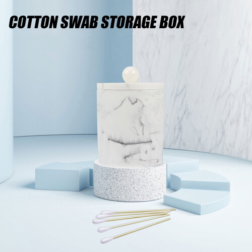 Boîte De Rangement En Veines Pour Cure-Dents Coton 2