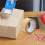 1set Waterproof Tape Orange Sealing Tape For Packaging Boxes 9