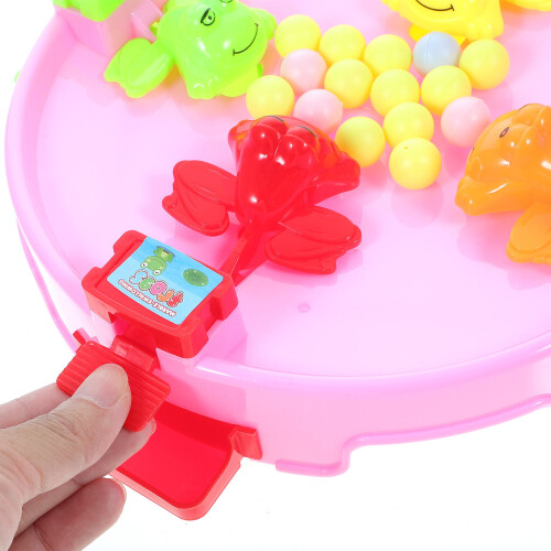 1Ensemble Jeu Grenouilles Mangeant Perles Rose Enfant 2