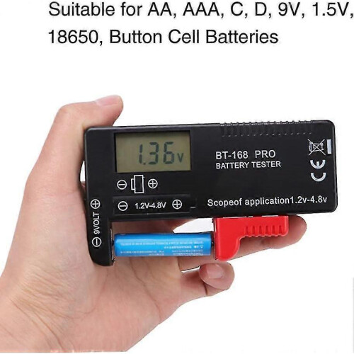 (bt-168 Pro) Universal Digital Battery Tester Volt Checker,digital Battery Tester,button Cell Batteries - DD 2