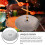 Durable Alloy Mute Crash Cymbal for Drum Kit Replacement Part 4