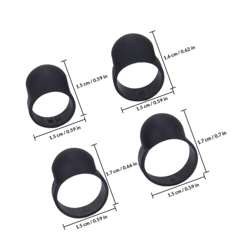 4Pcs Ethereal Drum Finger Cots Silicone Finger Covers for Hand Pan 1