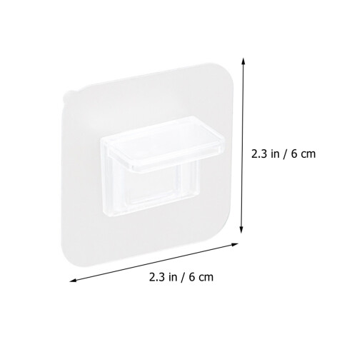 8Pièces Équerres De Fixation Sans Perforation En Ps, Usage 1