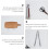 8Pièces Équerres De Fixation Sans Perforation En Ps, Usage 4
