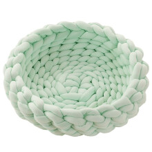 Camas para Perros y Gatos de Hilo Grueso, Extraíbles y Lavables, Hechas A Mano, Rellenas de Algodón, para Todas las Estaciones A