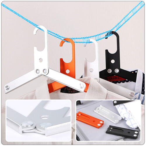 Pants Hanger Travel Coat Hangers Orange 3pcs Space Saving 2