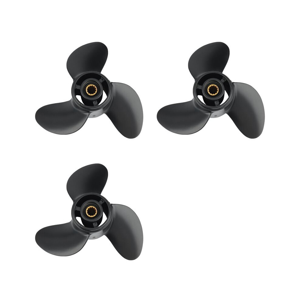 3X Outboard Propeller For Mercury Mariner 4Hp 5Hp 6Hp 7.8X9 Boat Screw 3 Blade 12 Spline Marine Engine Part 6031679571656