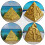 1Pièces Pyramide Résine Accessoire Décoratif Pour Intérieur 3
