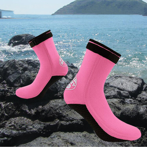 Swimming Socks Pink 1 Pair 9.4in 2