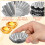 Pastry Baking Molds Flower Pattern Chrysanthemum Silver 6pcs 5