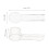 10 pièces protections tête à dents électriques transparentes 2