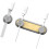 Wood Grain Solid Wire Clip Magnetic Cable Organizer Cord Management 6