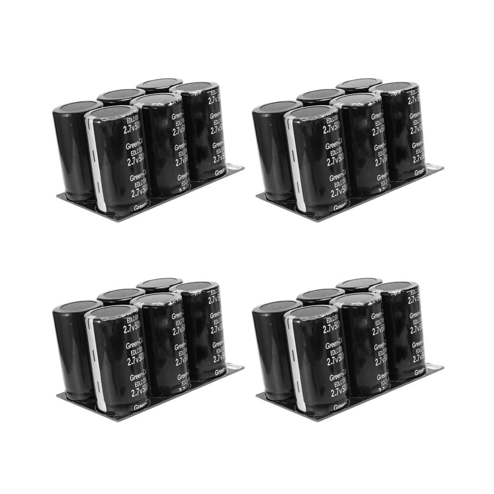 4X Farad Capacitor 2.7V 500F With Protective Plate Capacitors 6031406136660
