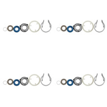 4X 06J998907B Fuel Injector Seal Repair Kit for GLI A4 A5 1.8T 2.0T