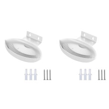 2X Router Wall Bracket for EERO Max 7 Aluminum Alloy Wall Mount Sturdy & Durable Space Saving Wall Mount Holder