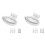 2X Support Mural pour Routeur EERO Max 7 en Alliage D'Aluminium, Support Mural Robuste et Durable, Peu Encombrant 1