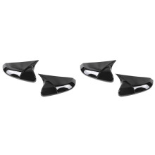 Rear View Side Mirror Cover Rearview Caps for 10Th 2016 2017 2018 2019 2020 Accessories, 4PCS Black