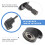 2Pièces Adaptateur Perceuse Angle 105 Alliage Noir Maison 4