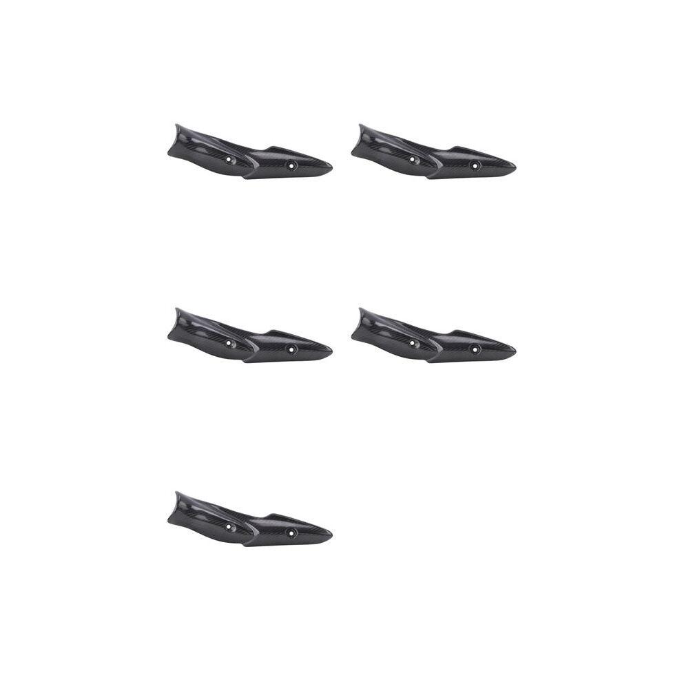 5X Carbon Fiber Exhaust Heat Shield Anti-Scalding Shell Escape Muffler Protector Cover For Z900 2017-2021 6032578909779