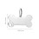 6Pièces Médailles Animaux Acier Inoxydable Argent Collier Chic Durable 2