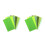 Tissu Cuir PU Vert Shiny Pour Artisanat DIY Accessoires 4