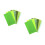Tissu Cuir PU Vert Shiny Pour Artisanat DIY Accessoires 5