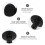 1Set Durable Black Wardrobe Handle Aluminum Cabinet Door Pull for Home 3