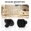 1Set Durable Black Wardrobe Handle Aluminum Cabinet Door Pull for Home 4