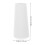 12Pcs Wood Blind Cord Holders White Pull Ends for Curtains 2