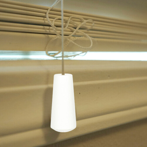 12Pcs Wood Blind Cord Holders White Pull Ends for Curtains 2