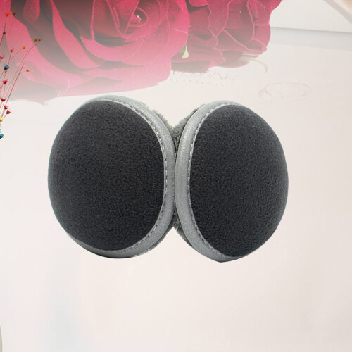 Portable Earmuffs Plush Windproof For Women 1pcs Black 2
