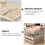1Pièces Boîte Rangement Œufs Plastique Double Usage Empilable Blanche 4