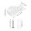 1 Set Plastic Clip Hook Screws For Vertical Blinds Roller Control 2