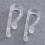 1 Set Plastic Clip Hook Screws For Vertical Blinds Roller Control 4