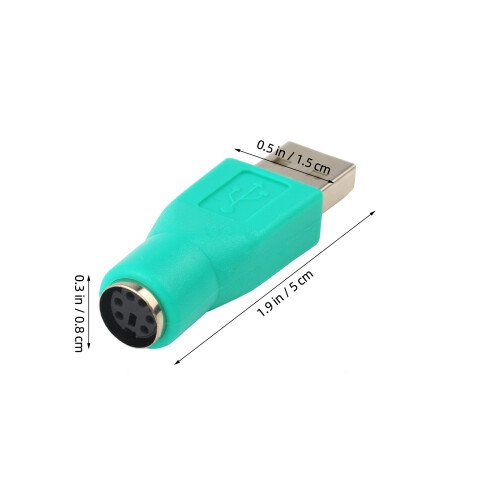 Adattatore A USB Maschio Per Tastiera E Mouse 1