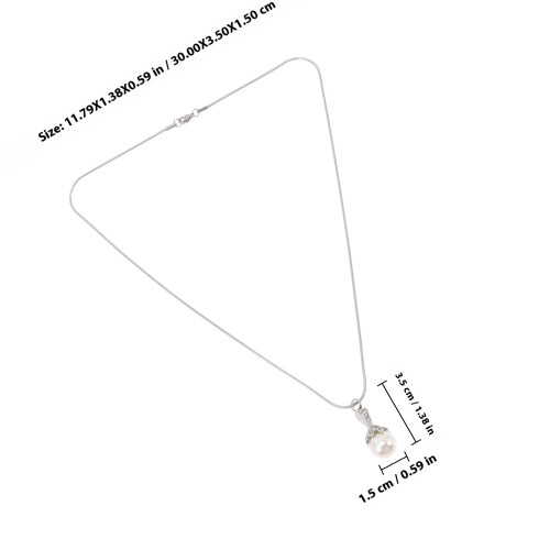 collana con ciondolo urna in per ceneri e cristallo 1