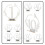 10Pcs Silver Decorative Acrylic Reserved Signs for Wedding Table Use 5