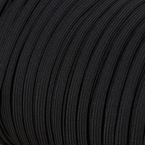 1 Roll Sewing Elastic Bands Black Polyester Gift Giving Flat 2