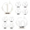 10Pcs Silver Decorative Acrylic Reserved Signs for Wedding Table Use 7