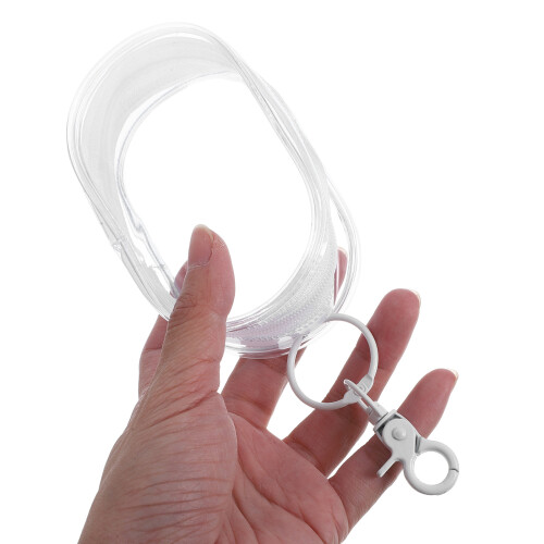 Custodia Trasparente Portadati E PVC Bianca 2
