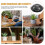6pcs round bar stool covers 35cm washable elastic cushion protector 6