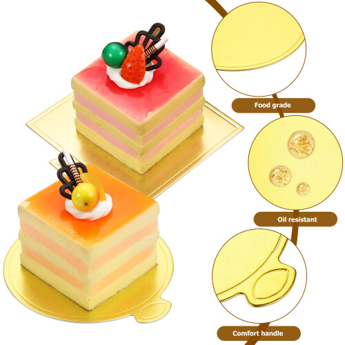 Mousse Cake Boards Mini Cake Boards Paper 200 Pcs 2