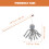 2Pcs Durable Plush Cat Teasing Sticks Interactive Toys for Indoor Cats 2