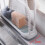 1Pc Lightweight Double-Layer Kitchen Cleaning Cloth Rack White Holder 4