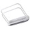 1Pc Lightweight Double-Layer Kitchen Cleaning Cloth Rack White Holder 6