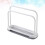 1Pc Lightweight Double-Layer Kitchen Cleaning Cloth Rack White Holder 8