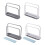 1Pc Lightweight Double-Layer Kitchen Cleaning Cloth Rack White Holder 10