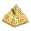 1Pièces Pyramide Miniature Résine Décoration Bureau Maison 1