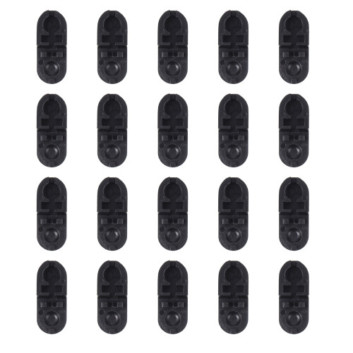 20 clips de pour chaînette de store romain, roulettes