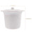 Grey Plastic Portable Urinal Pot with Lid for Family Use 2